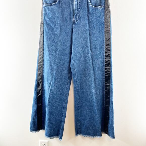 Pilcro Blue Flare & Wide Leg Jeans - Picture 8 of 12